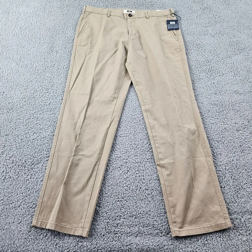 Joseph Abboud Pants Mens 36x31 Khaki Heritage Chino Comfort Stretch Golf Casual
